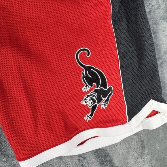 Puma Sz L Last Dayz Mesh SEWN Logos Shorts High Risk Red TL40125NWT Men - Picture 3 of 11